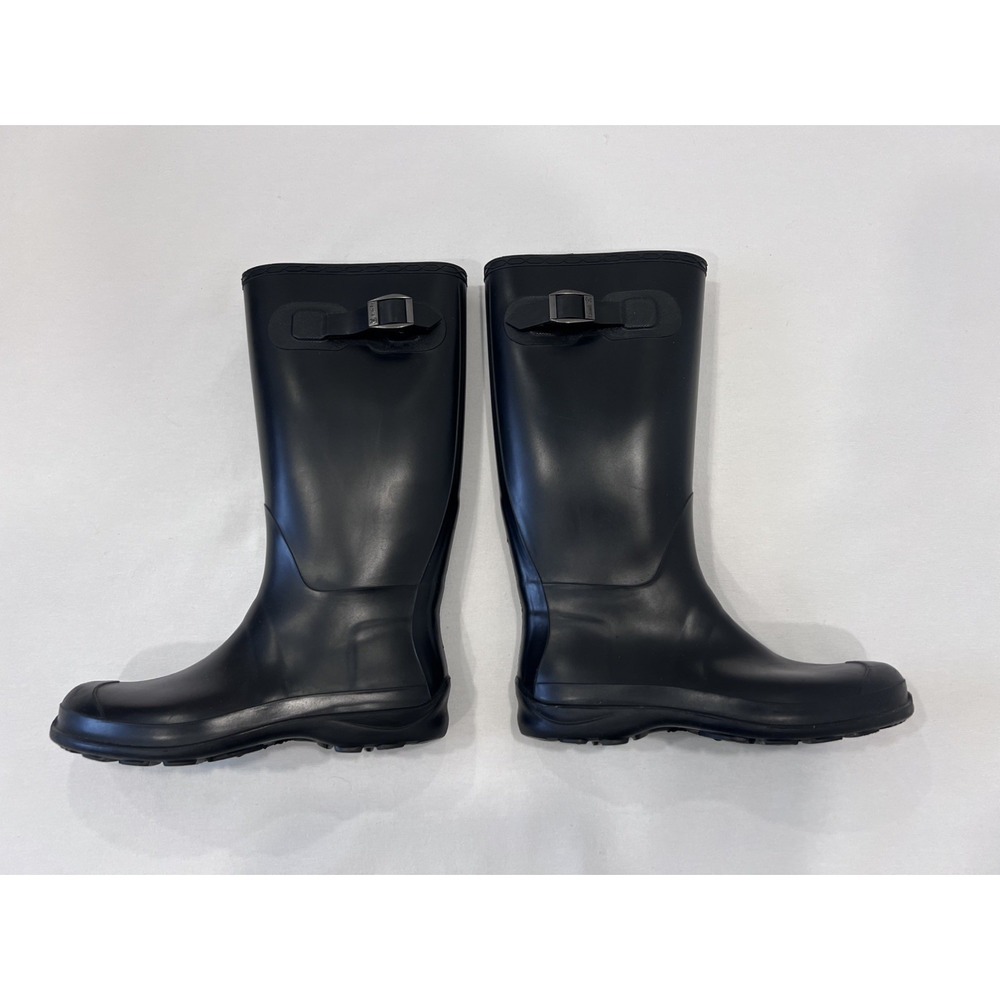 Kamik Women's Heavy Duty Black Rain Boots Waterproof Lined Inside Size 8